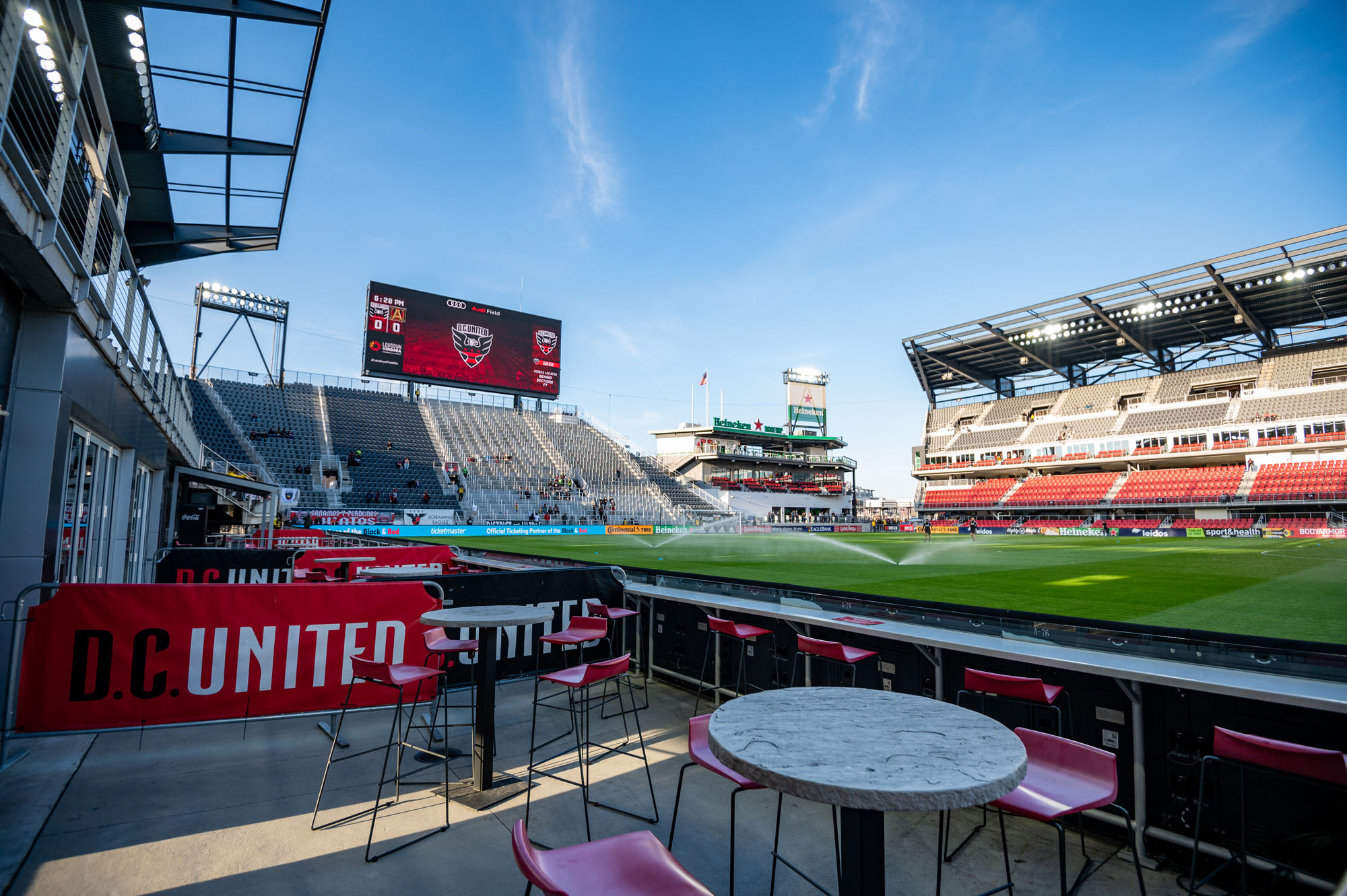 Field Level Suite Seating + View