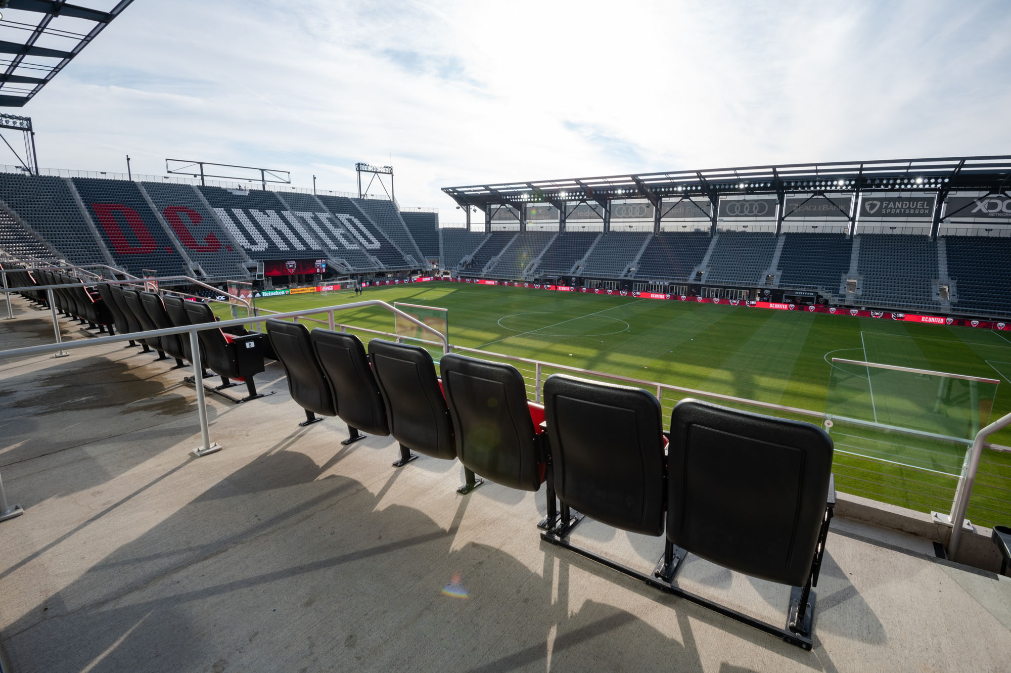 Sideline Suite Seating + View